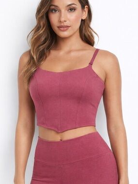 ALO | XS | Corset Crop Bustier Top